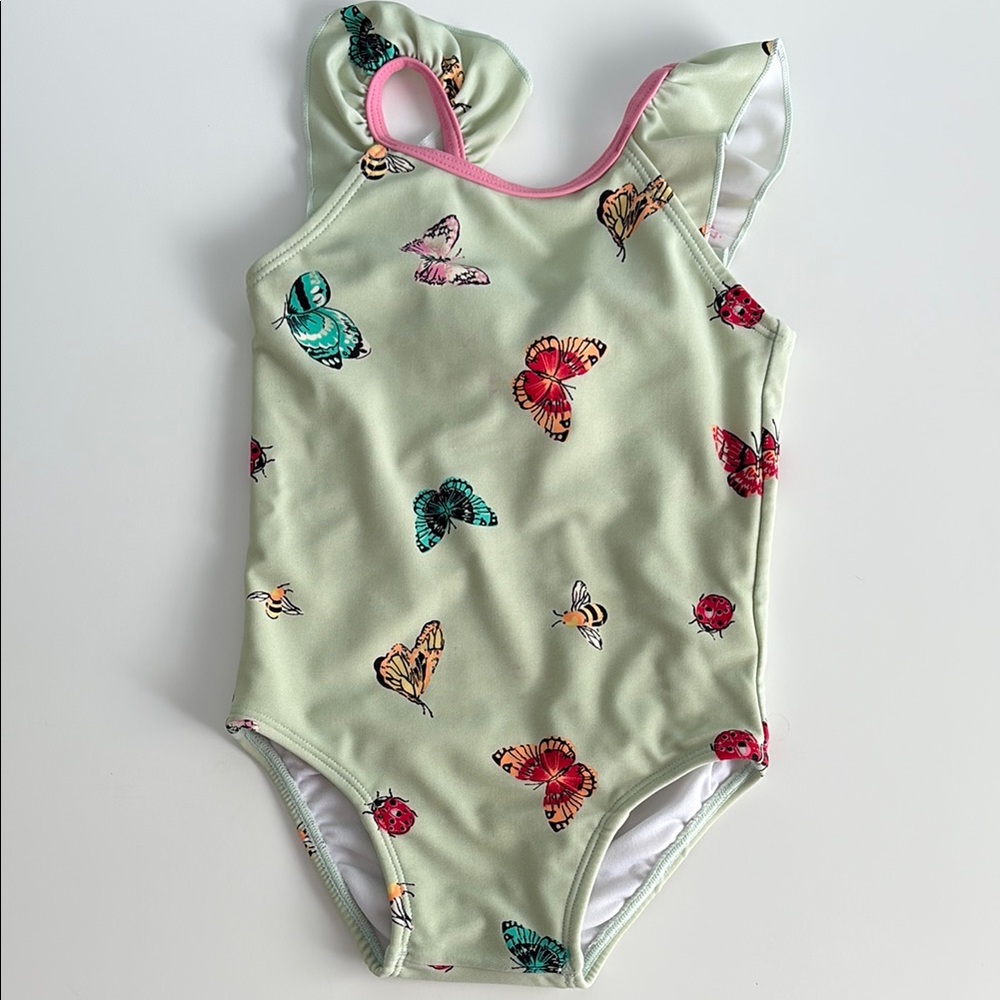 Hanna Andersson Butterfly Bow Swimsuit
